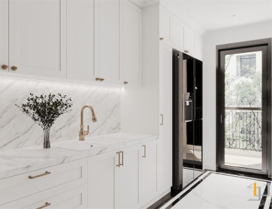  Tủ bếp Melamine – TB102
