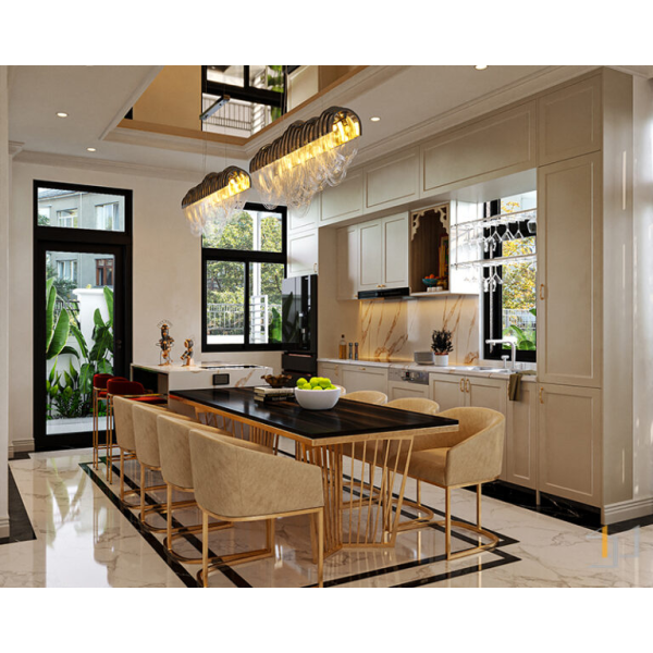 Tủ Bếp Sơn 2K đẹp – TB72