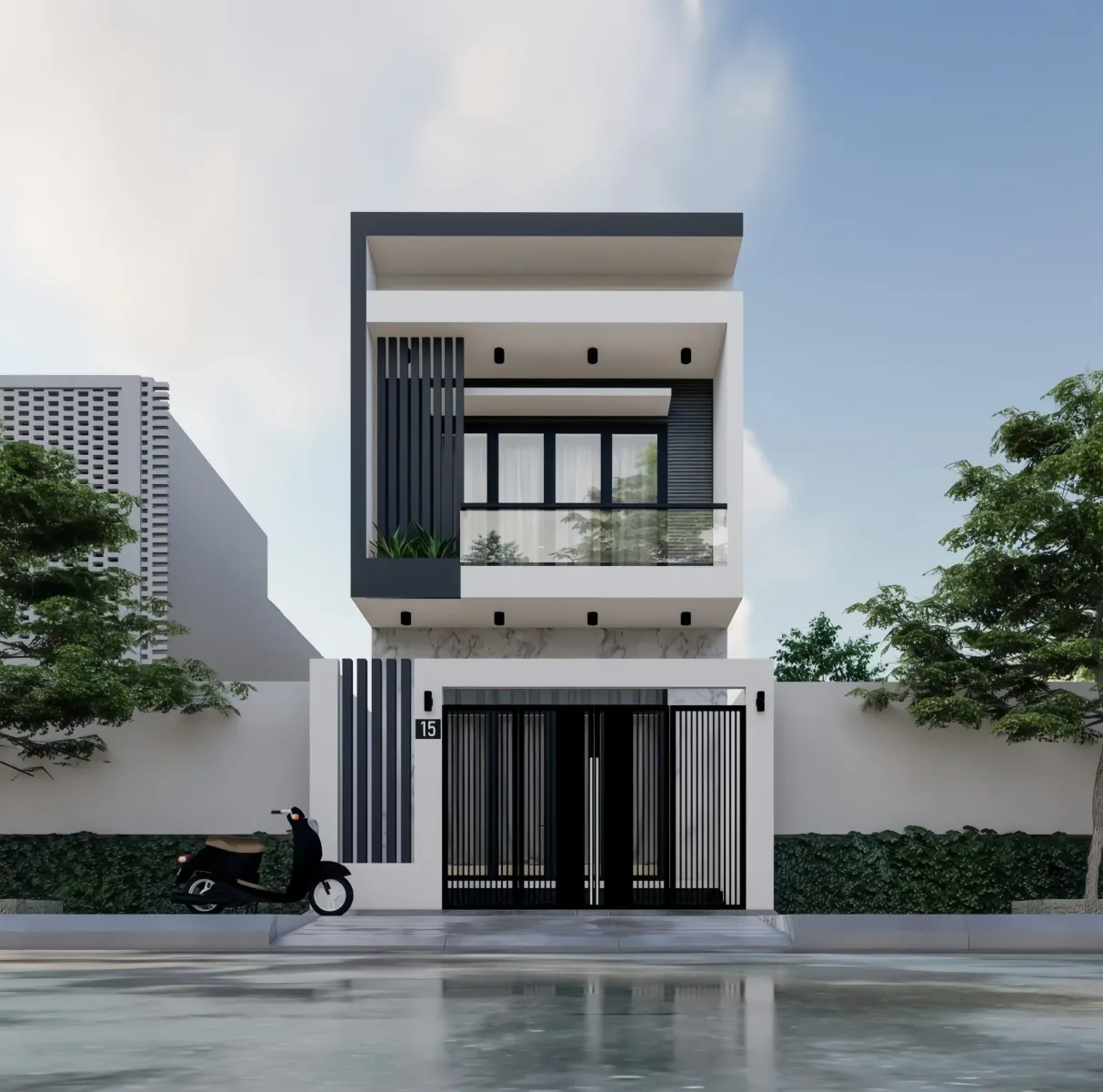 Xây dựng nhà phố Long An