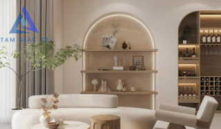 Nội Thất Nhà Phố Bình Chánh 2 Tầng Wabi Sabi
