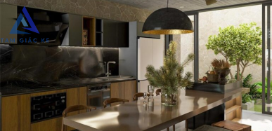 Tủ bếp Melamine – TB95